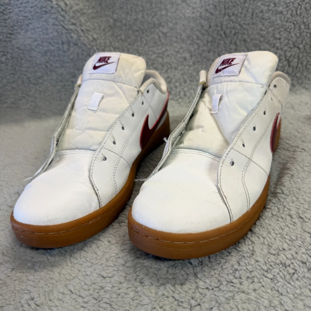 Nike Court Royale 2 Low Lifestyle Shoes Mens 10 White Team Red Gum CQ9246-103